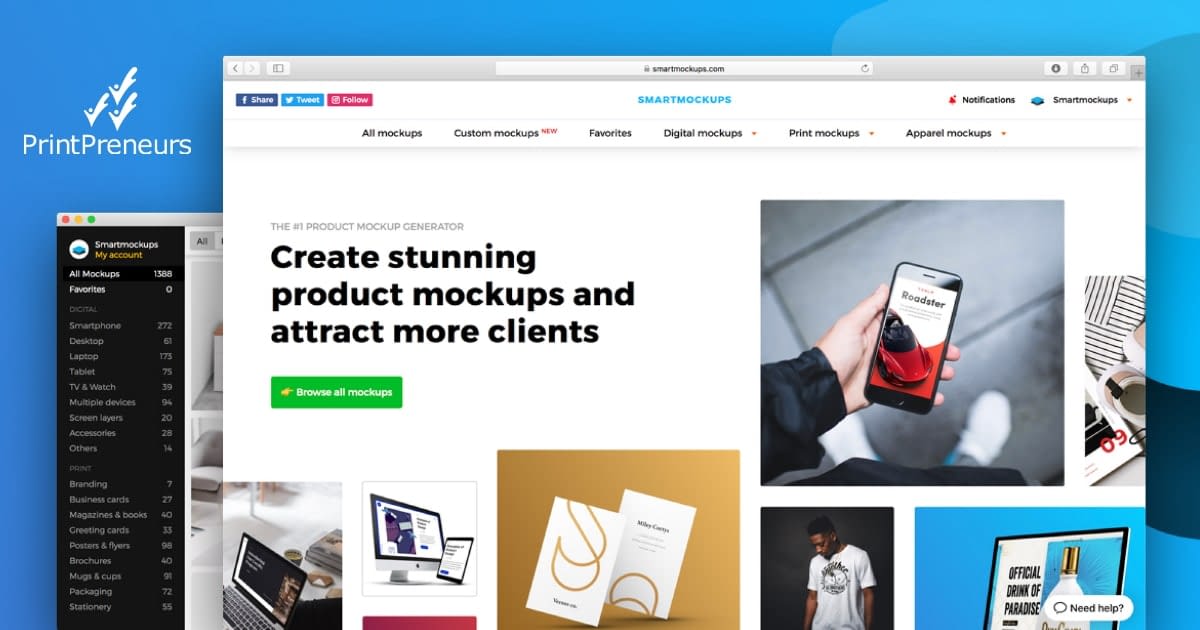 Smartmockups Create Stunning Mockups Without